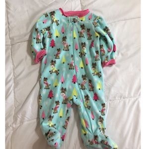 Reindeer fleece sleeper